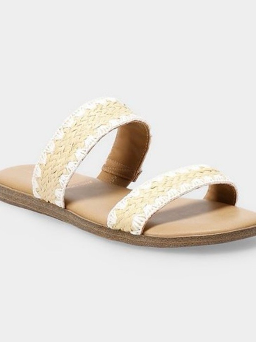 LC Lauren Conrad Sunstone Slide Sandals NWOT | Black or Tan  | Size 10
